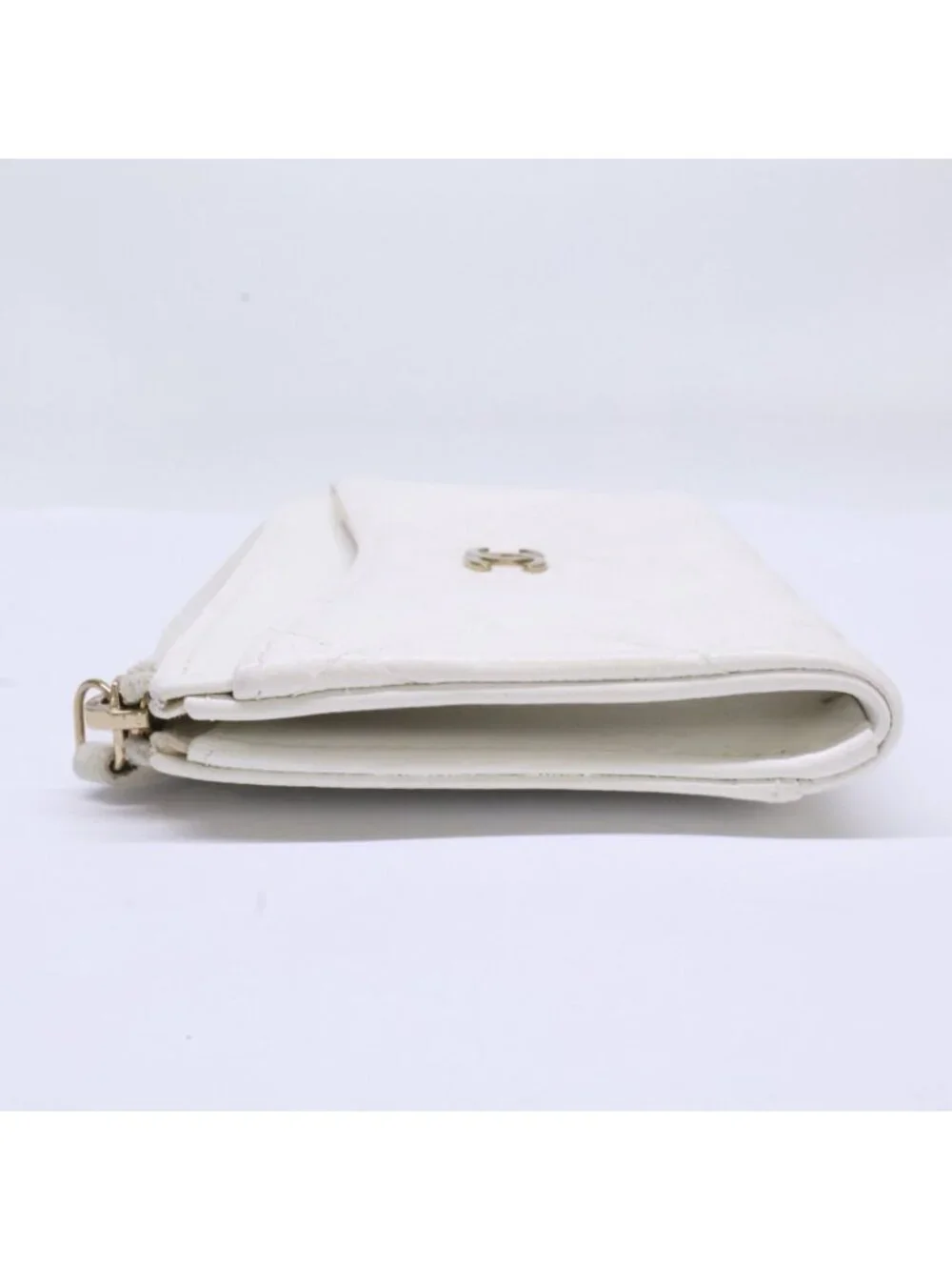 Chanel Caviar Leather Quilted L-shaped Zipper Card